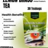 LEMON GRASS HERBAL TEA (30 TEABAGS) ALL NATURALS AND ORGANIC / BY PURONG ORGANIKO