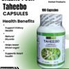 TAHEEBO HERBAL CAPSULE (BALBAS PUSA) 100 CAPSULES - 500MG / ALL NATURALS AND ORGANIC / BY PURONG ORGANIKO