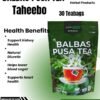 BALBAS PUSA ( TAHEEBO ) 30 TEABAGS / ALL NATURALS AND ORGANIC / BY PURONG ORGANIKO